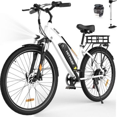 Vélo électrique HITWAY Vélo électrique HITWAY 28" VTT Blanc