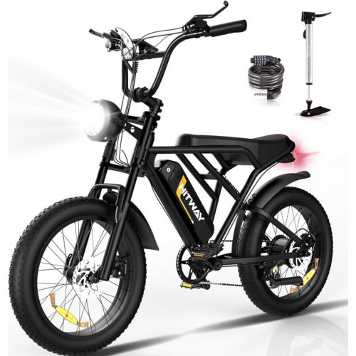 Velo electrique HITWAY 20 4 0 Fat Tire 48V 15Ah 7 Vitesses