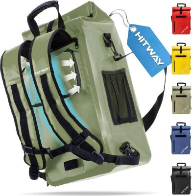 Sacoche HITWAY Sacoche de Vélo 3en1-Vert