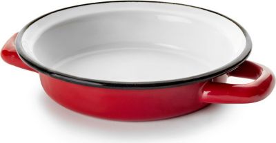 Plat au four IBILI Plat à œuf email rouge 14 cm