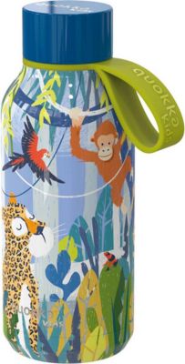 Bouteille isotherme QUOKKA 330ml Modèle Solid Kids Motif Jungle