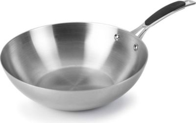 Wok LACOR Wok inox Lacor Trimétal 28 cm