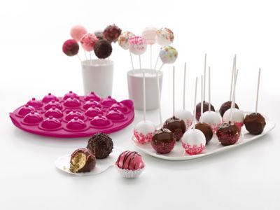 Moule à cake LEKUE Moule cake pop magenta