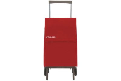 Chariot ROLSER de courses pliable rouge
