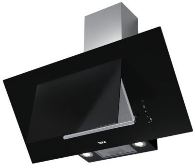 Hotte décorative murale inclinée TEKA DVT 98660 TBS BK + KIT RECIRC.