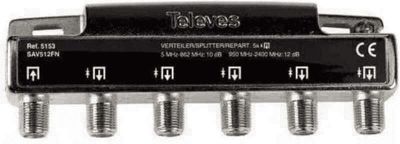 TELEVES 5153 Répartiteur 5 Voies 10/12 Db Conne