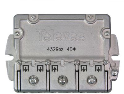 Répartiteur TELEVES blindé 4D easy Femelle