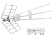 Antenne extérieure TELEVES Kit TRIO + antenne amplifiee 38 dB
