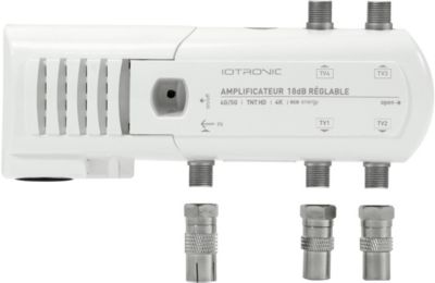 Amplificateur TV TELEVES intérieur 4 TV 18db réglable avec LED