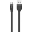 Câble micro USB MUVIT PLAT REVERS MICUSB 1M 2.4A NOIR