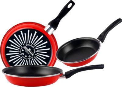 Batterie de cuisine MAGEFESA Grana Set 3 Poêles à Frire Induction