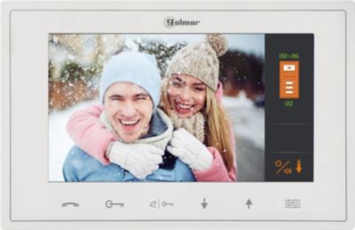 Visiophone GOLMAR Moniteur vidéo Wifi couleur mains