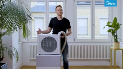 Voir la vidéo pour Climatiseur réversible MIDEA portasplit mobile