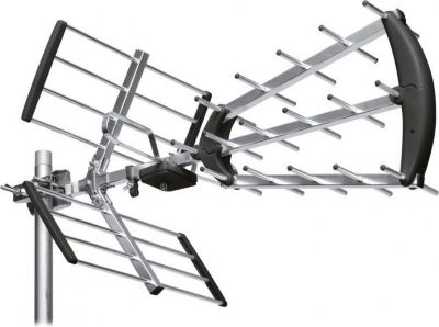 Antenne extérieure ASTRELL Antenne trinappe à fiche F 20 dB