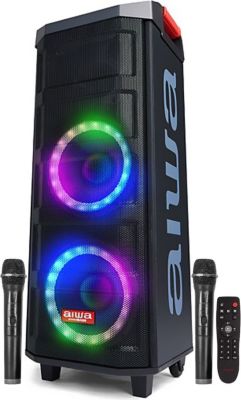 Enceinte sono NONAME 700W BT5.0 TWS 2 Micros VHF LED RGB