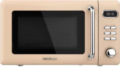 Micro ondes CECOTEC 20l con proclean 5110 retro beige