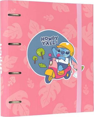 DISNEY Disney Classeur A4 Stitch 4 Anneaux Élas