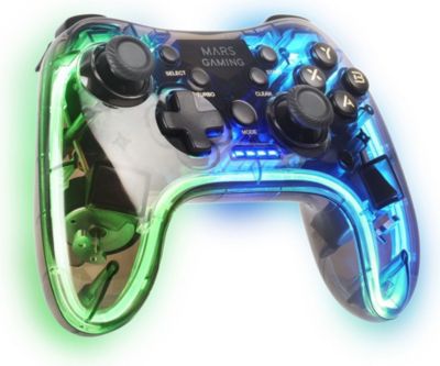Manette MARS GAMING Manette de jeu sans fil MGP-24 RGB (Tran