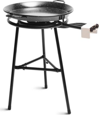 Réchaud gaz BRIEBE JUMBO Set Paella Brûleur +Poêle +Support