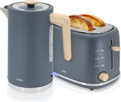 Grille-pain BRIEBE Nordic Ensemble sans BPA SKT1167GRY