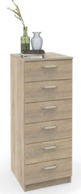 BRIEBE Chiffonnier avec 6 Tiroirs, SFO1190CAB