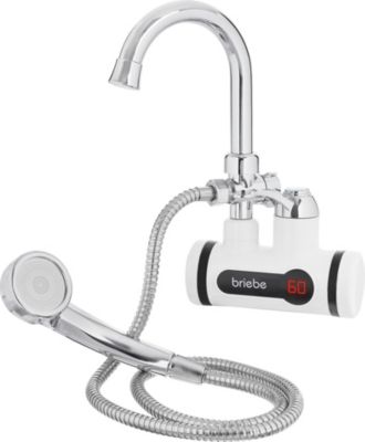 Robinet thermostatique BRIEBE Instantané avec Douchette LED IH1202