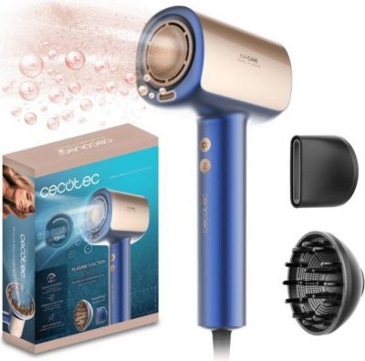 Sèche cheveux CECOTEC DRYGLAM NANO PLASMA Bleu