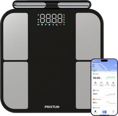 Pèse personne connecté PRIXTON Intelligente BC400 Body Metric