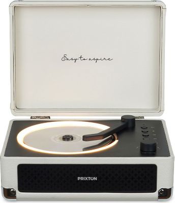 Platine CD PRIXTON Boogie Bluetooth, Radio FM et AUX, Crème