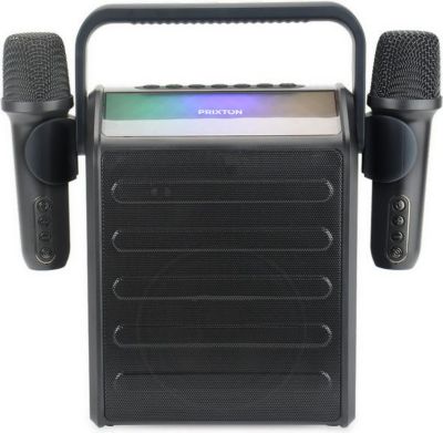 Karaoké PRIXTON Portable Party Star avec 2 Microphones