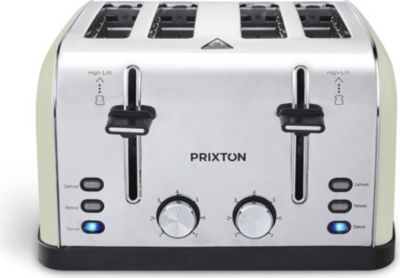 Grille-pain PRIXTON Bianca 1900W 4 fentes 7 niveaux dorage