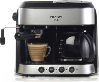 Cafetière filtre PRIXTON Bari Expresso, Américain et Cappuccino