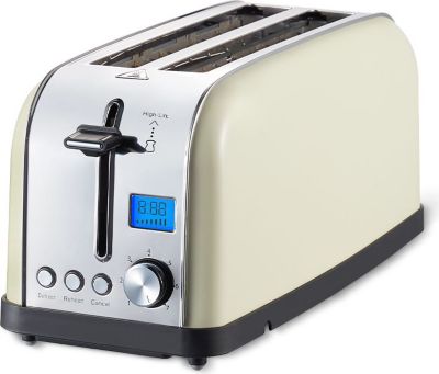 Grille-pain PRIXTON Bianca 1500W 2 fentes 7 niveaux dorage Grille-pain PRIXTON Bianca 1500W 2 fentes 7 niveaux dorage