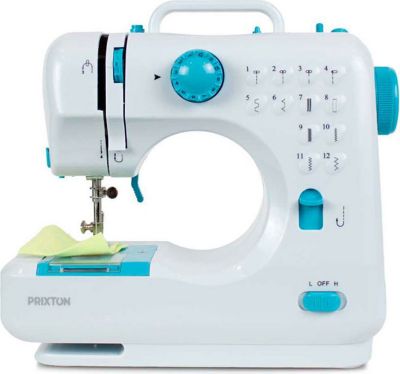 Machine à coudre PRIXTON P110 Portable - 12 Points de Couture