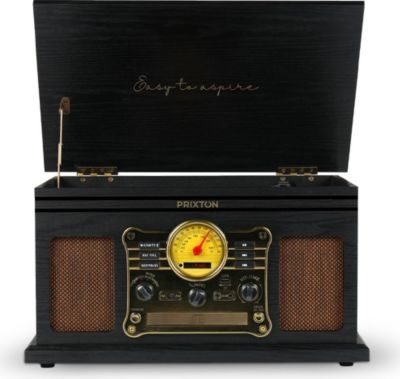Platine vinyle PRIXTON Century Bluetooth, CD, MP, Cassette, USB Platine vinyle PRIXTON Century Bluetooth, CD, MP, Cassette, USB