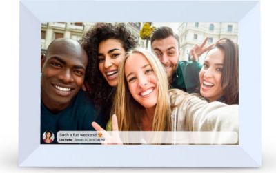 Cadre photo connecté PRIXTON Prado blanc - Écran tactile 10" - WiFi