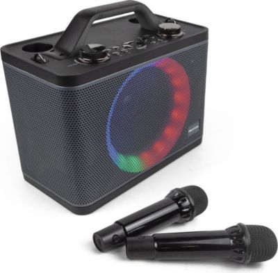 Karaoké PRIXTON PartyGo avec Microphones et Bluetooth