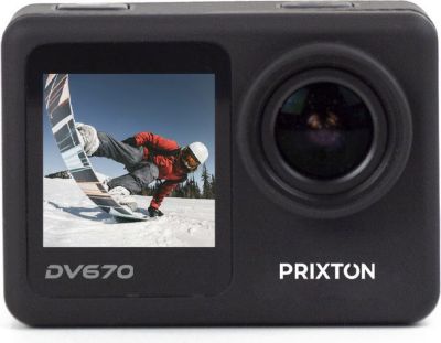 Caméra sport PRIXTON DV670 Résolution 4K, Double écran, WiFi