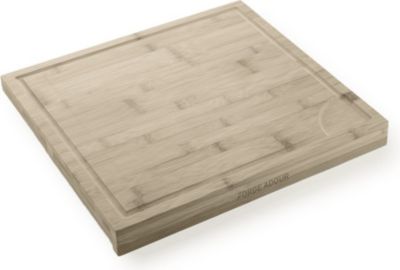 Ustensile barbecue FORGE ADOUR Planche à découper avec arrêt - Bambou