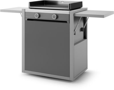 Chariot Plancha FORGE ADOUR CH MAF 60 en acier fermé pour Modern 60