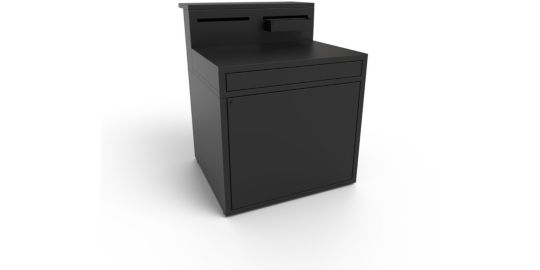 Meuble de cuisine extérieure FORGE ADOUR SDAF CBN desserte acier fermé Comptoir