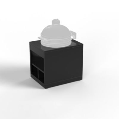 Meuble de cuisine extérieure FORGE ADOUR KAMADO SKAFN NOIR