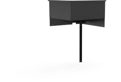 Meuble de cuisine extérieure FORGE ADOUR ANGLE NOIR SAAFN