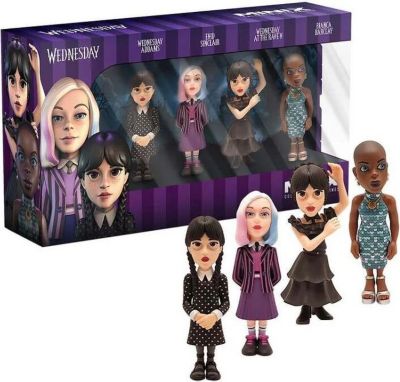 Figurine ARCADE 1 UP Figurine Minix 12 Cm - Mercredi - Pack 4