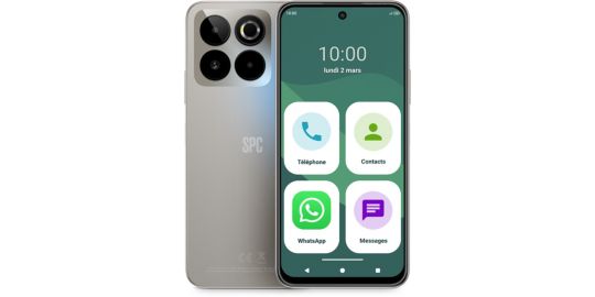 Smartphone SPC Zeus 2 Elite 4G 128Go Argenté