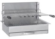 Barbecue charbon FORGE ADOUR Gril encastrable inox 961.66