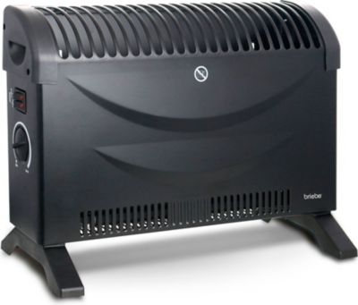 Socle BRIEBE Radiateur à Air Chaud,  2000W, Noir