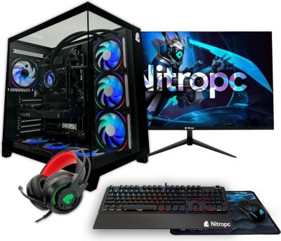 PC Gamer NITROPC Pack Gold Plus v2 Blanc