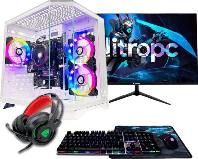 PC Gamer NITROPC Pack Bronze Plus Blanc