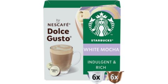 Capsules NESTLE starbucks by dolce gusto mocha white cho